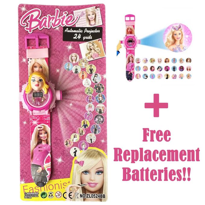 Barbie Beautiful Disney Princess 24 Mode Projector Watch